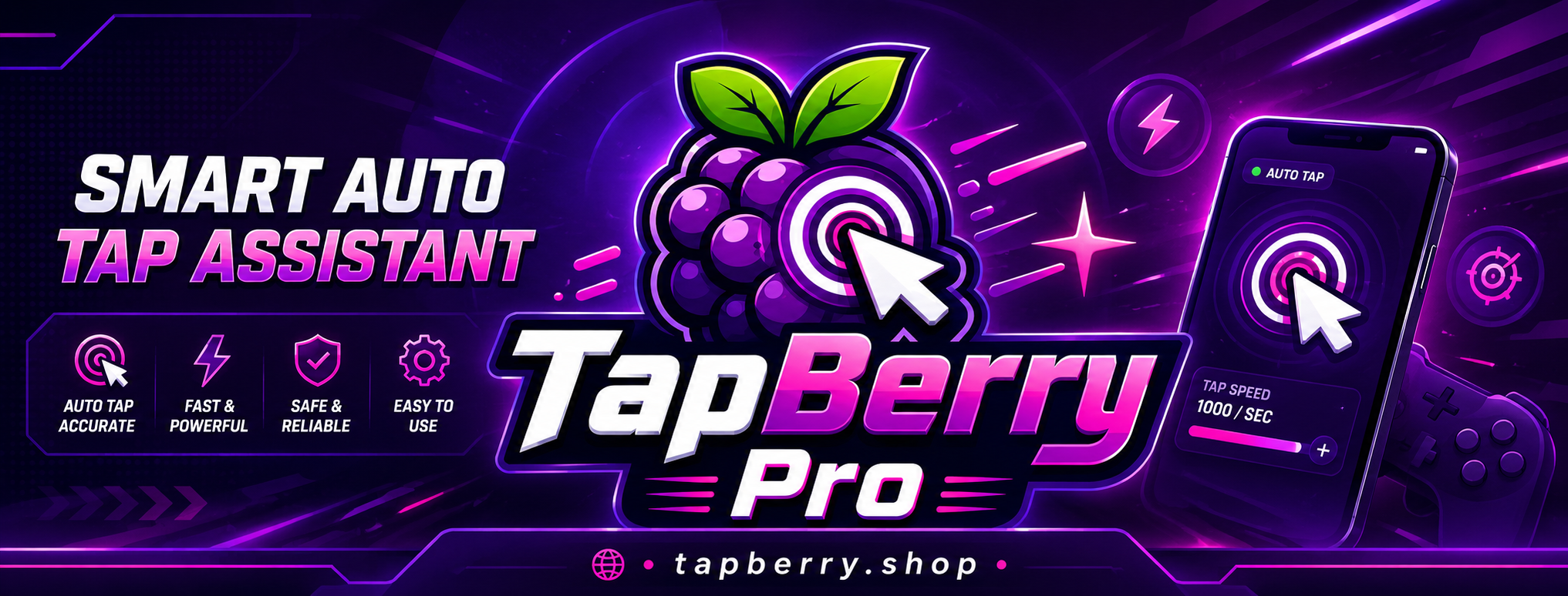 TapBerry Pro — Smart Auto Tap Assistant